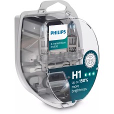 Автолампа Philips H1 X-treme VISION PRO +150%, 3700K, 2шт/блістер (12258XVPS2) Автолампа Philips H1 X-treme VISION PRO +150%, 3700K, 2шт/блістер (12258XVPS2)